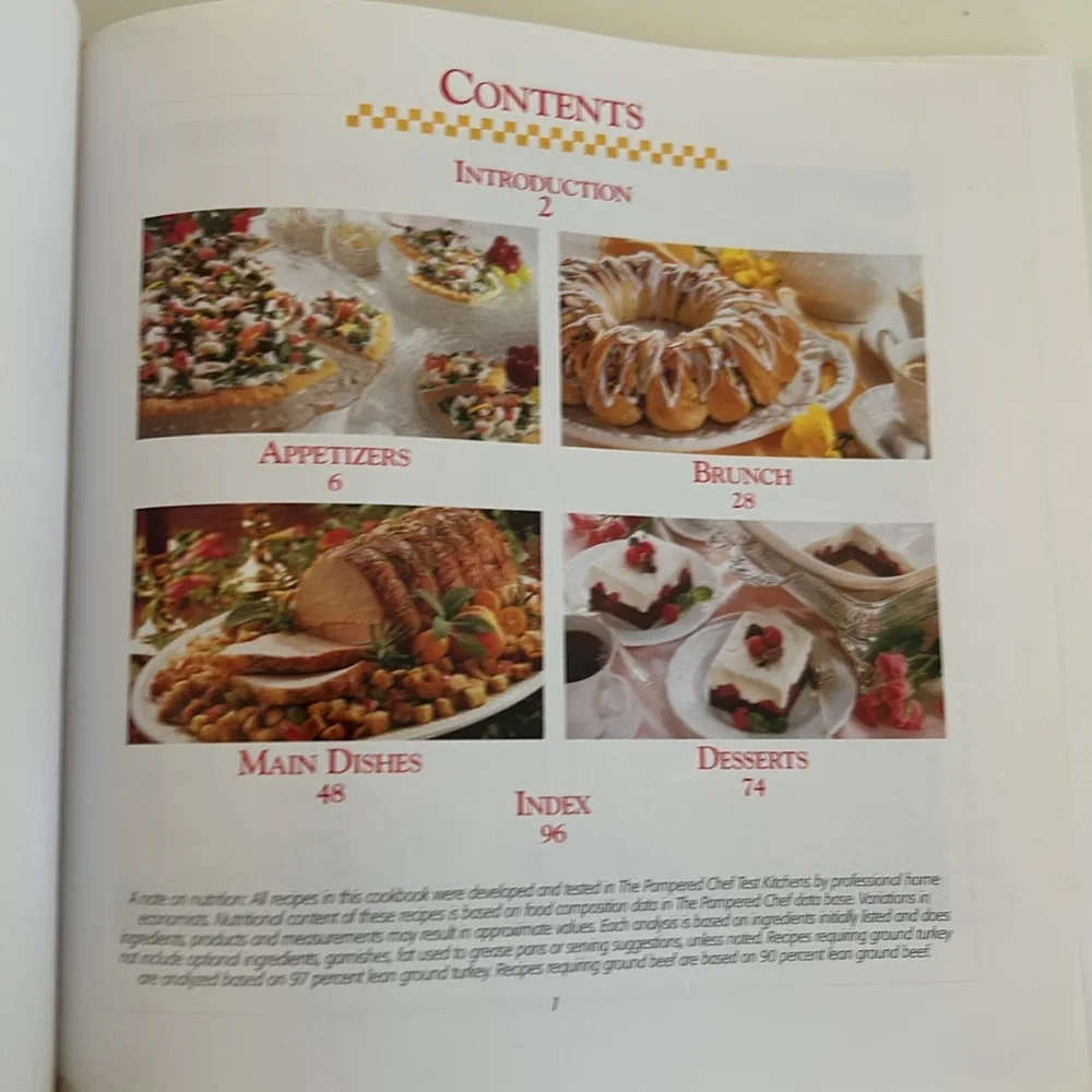 The Pampered Chef Doris Christopher's Stoneware Sensations Paperback Cookbook